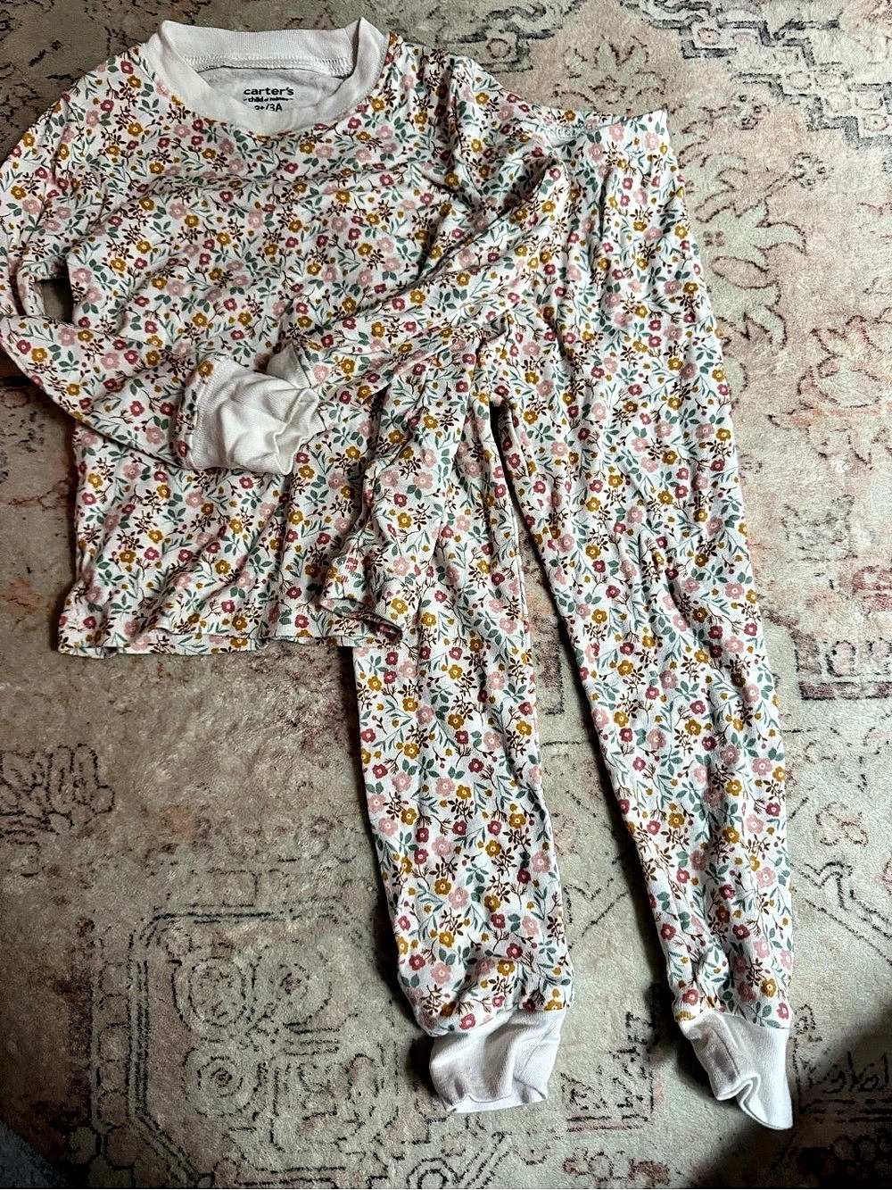Carter's Floral Long Sleeve Pajama Set